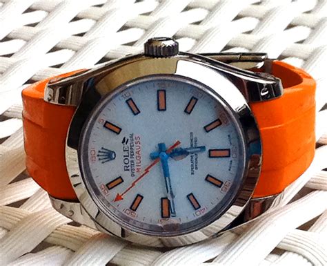 orange band rolex|orange dial rolex.